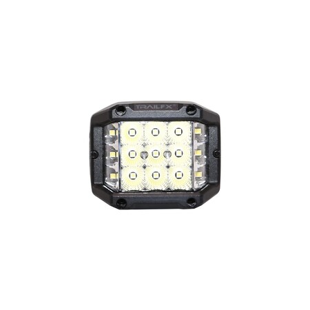 Trailfx TrailFX PODSIDEFPR; Driving Light; 60 Degree Spot/ 140 Degree Flood Beam Combination; 9000 Raw PODSIDEFPR